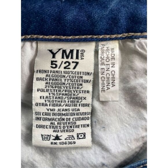 YMI JEANS Junior Size 5/27 Jean Shorts - Picture 7 of 7